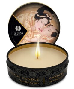 SHUNGA - MINI CARESS BY CANDELIGHT VELA MASAJE VAINILLA 30 ML