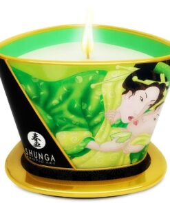 SHUNGA - MINI CARESS BY CANDELIGHT VELA MASAJE TÉ VERDE 170 ML
