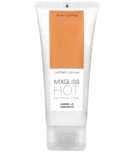 MIXGLISS - LUBRICANTE EFECTO CALOR SABOR A CANELA 70ML