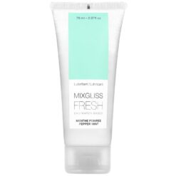 MIXGLISS - LUBRICANTE BASE AGUA EFECTO FRIO SABOR A MENTA 70 ML