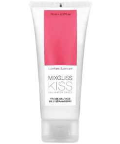 MIXGLISS - LUBRICANTE BASE AGUA SABOR A FRESA 70 ML