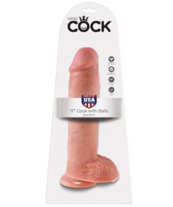 KING COCK - 11 PENE REALÍSTICO NATURAL 28 CM