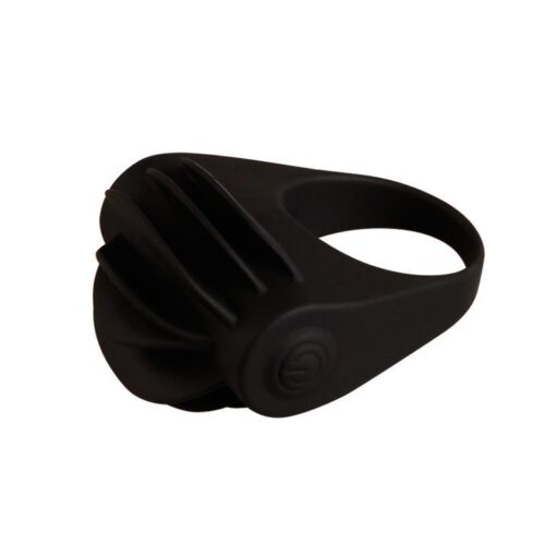 PRETTY LOVE - CHESTER ANILLO VIBRADOR NEGRO - Imagen 3