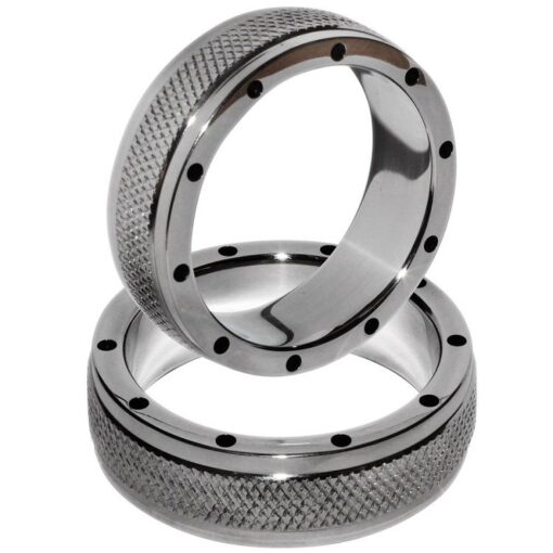 METAL HARD - ANILLO METAL PARA PENE Y TESTÍCULOS 55 MM - Imagen 2