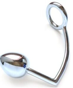METAL HARD - ANILLO CON GANCHO ANAL 45MM