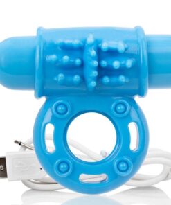SCREAMING O - ANILLO VIBRADOR WOW RECARGABLE AZUL
