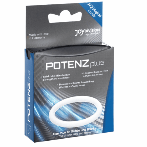 JOYDIVISION POTENZDUO - PLUS ANILLO PARA PENE BLANCO - M - Imagen 3