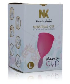 NINA KIKÍ - COPA MENSTRUAL ROSA - TALLA L