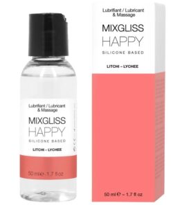 MIXGLISS - HAPPY LUBRICANTE SILICONA LITCHI 50 ML