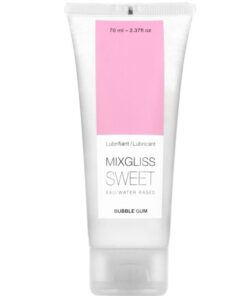 MIXGLISS - LUBRICANTE BASE AGUA SABOR A CHICLE 70 ML