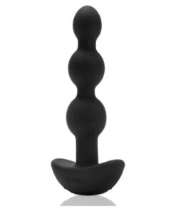 B-VIBE - TRIPLET ANAL CONTROL REMOTO BEADS NEGRO