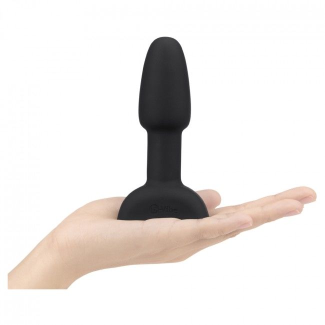 B-VIBE - RIMMING CONTROL REMOTO ANAL PLUG PETITE NEGRO - Imagen 4