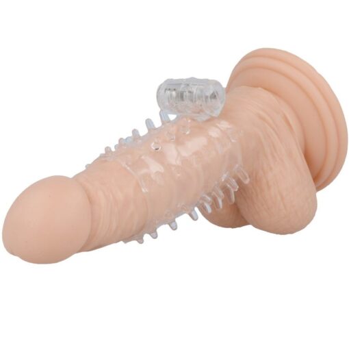 CASUAL LOVE - RING FUNDA PENE VIBRADOR TRANSPARENTE - Imagen 4