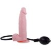 BAILE - INFLATABLE DILDO HINCHABLE REALÍSTICO CON VENTOSA 15 CM