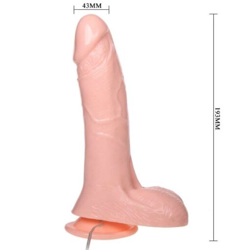 BAILE - INFLATABLE DILDO HINCHABLE REALÍSTICO CON VENTOSA 15 CM - Imagen 4
