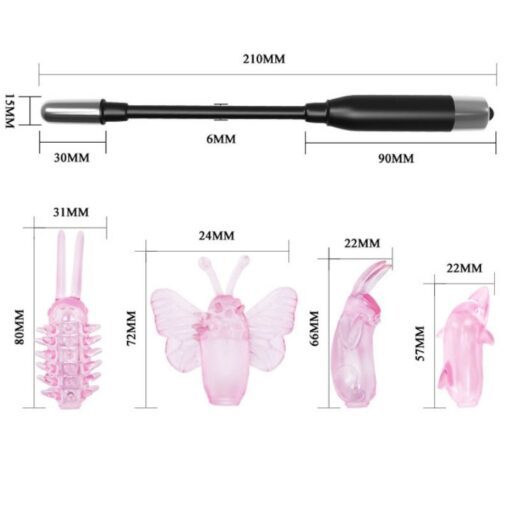 BAILE - WIZARD MAGIC WAND ESTIMULADOR CON VIBRACIÓN - Imagen 3
