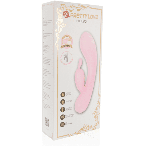 PRETTY LOVE - SMART HUGO VIBRADOR RABBIT CON OREJITAS - Imagen 2