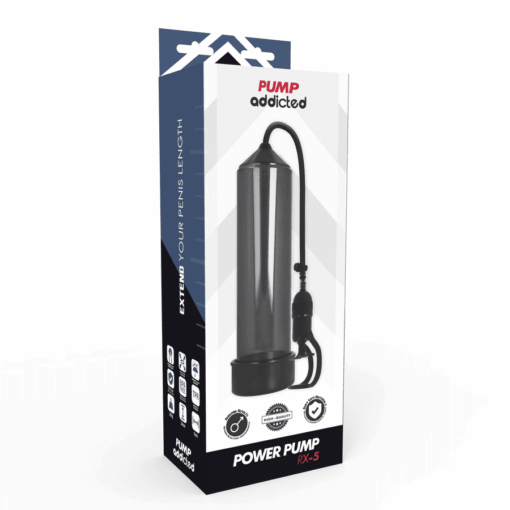 PUMP ADDICTED BOMBA ERECCIÓN RX5 BLACK - Imagen 5