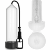 PUMP ADDICTED - BOMBA ERECCIÓN RX7 TRANSPARENTE CON MASTURBADOR