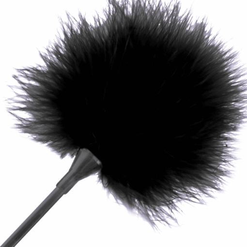 DARKNESS - PLUMA ESTIMULADORA NEGRO 42 CM - Imagen 2