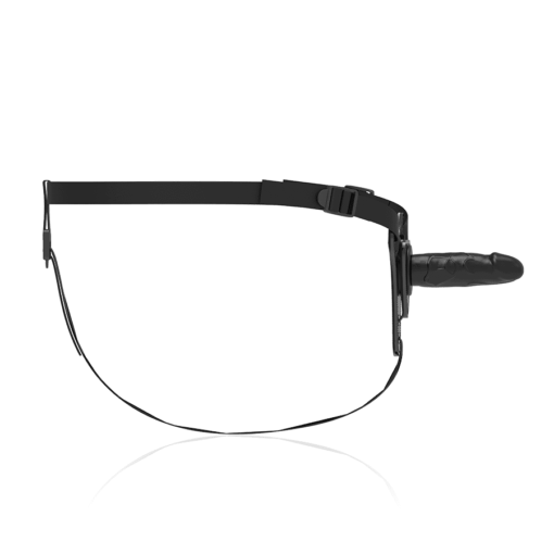 FETISH SUBMISSIVE HARNESS - SILICONA NEGRO REALISTIC 15 CM - Imagen 2