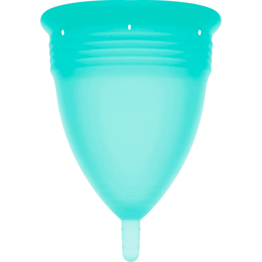 STERCUP - COPA MENSTRUAL FDA SILICONA AQUAMARINA - TALLA S - Imagen 3