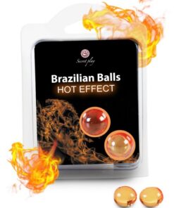 SECRETPLAY - BRAZILIAN BALLS EFECTO CALOR 2 UNIDADES