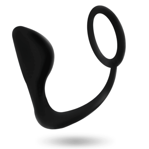 ADDICTED TOYS - PLUG ANAL CON ANILLO PENE NEGRO - Imagen 2