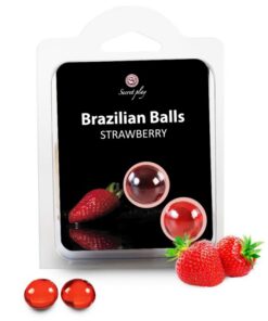 SECRETPLAY - BRAZILIAN BALLS FRESAS SET 2 BOLAS
