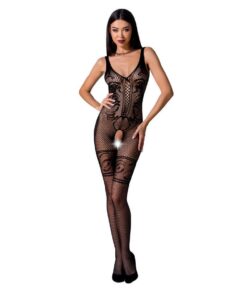 PASSION - WOMAN BS069 BODYSTOCKING BLANCO TALLA UNICA