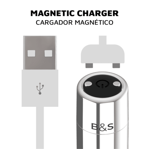 BLACKSILVER - BALA MAGNETICA VIBRADORA KAILAN 2 SILVER - Imagen 4