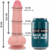 ROCKARMY - MUSTANG DILDO REALÍSTICO LIQUID SILICONE 18 CM -O- 4.14 CM