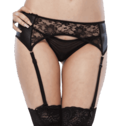QUEEN LINGERIE - TANGA LIGUERO DISEÑO FLORAL PLUS SIZE