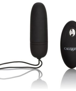 CALEXOTICS - HUEVO VIBRADOR DE SILICONA CON MANDO NEGRO