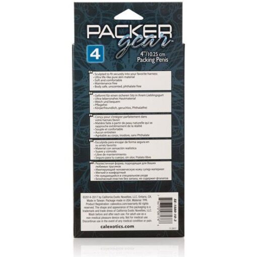 CALEXOTICS - PACKING PENIS PENE REALÍSTICO 12.75 CM MARRÓN - Imagen 3