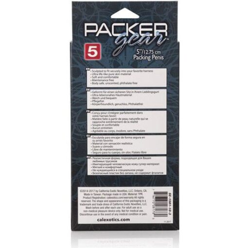 CALEXOTICS - PACKING PENIS PENE REALÍSTICO 14.5 CM MARRÓN - Imagen 4