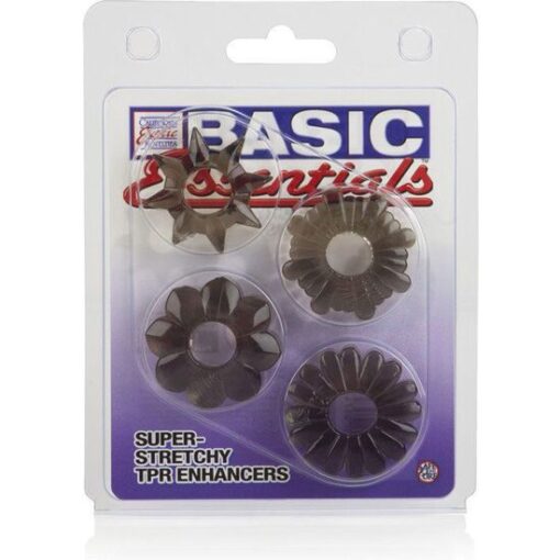 CALEXOTICS - BASIC SET 4 ANILLAS PENE TPR - Imagen 4