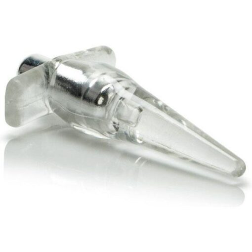 CALEXOTICS - PLUG MINI VIBRO TEASE VIBRADOR TRANSPARENTE - Imagen 2
