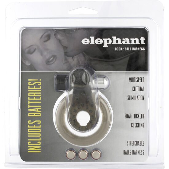 SEVEN CREATIONS - ANILLO VIBRADOR CON ELEFANTE ESTIMULADOR - Imagen 2