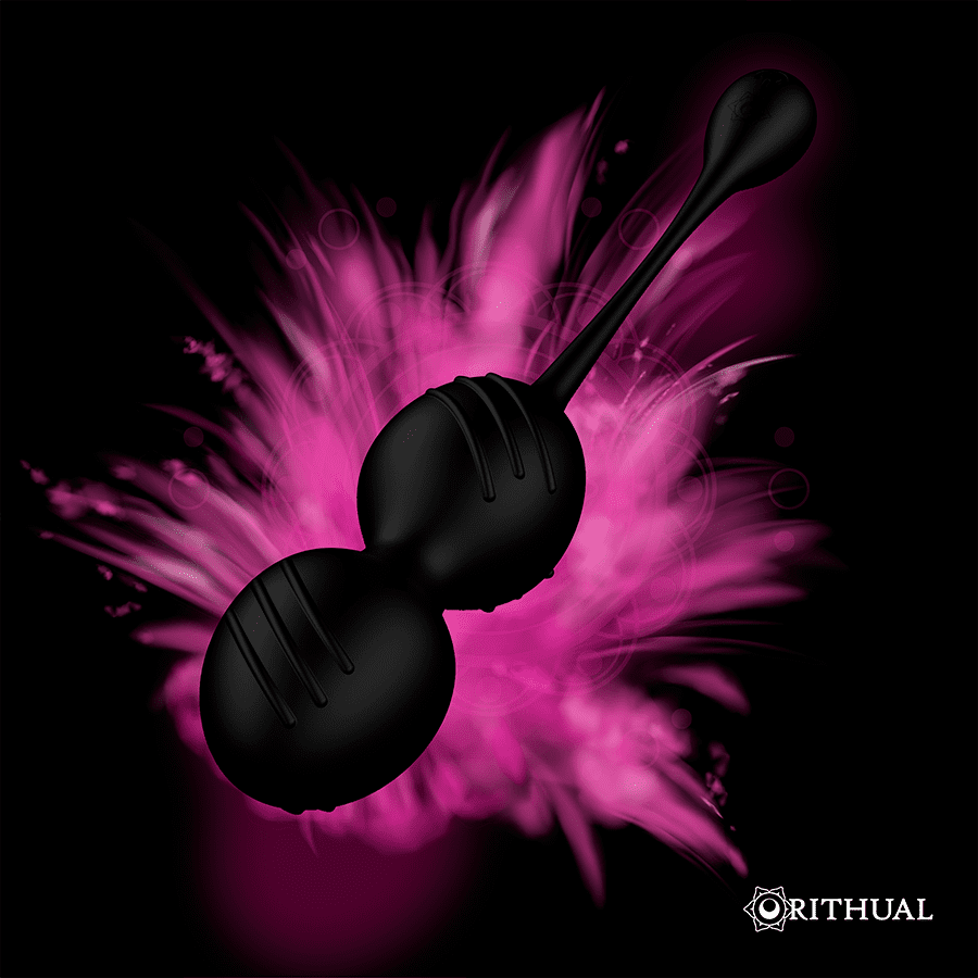 RITUAL NISHA BOLAS KEGEL RECARGABLES VIBRADORAS NEGRO - Imagen 4