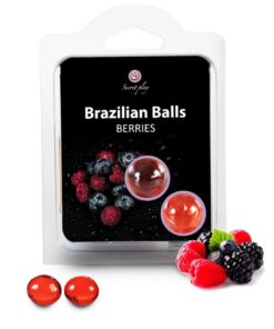 SECRETPLAY - BRAZILIAN BALLS FRUTAS DEL BOSQUE SET 2 BOLAS