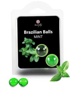 SECRETPLAY - BRAZILIAN BALLS  MENTA SET  2 BOLAS