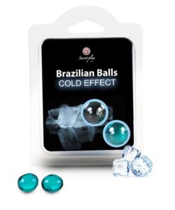 SECRETPLAY - BRAZILIAN BALLS EFECTO FRIO 2 UNIDADES