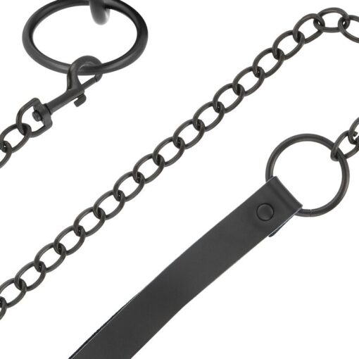 DARKNESS - COLLAR CON CADENA NEGRO - Imagen 4