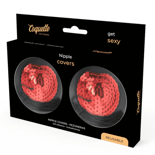 COQUETTE CHIC DESIRE - CUBRE PEZONES ROJO - Imagen 4