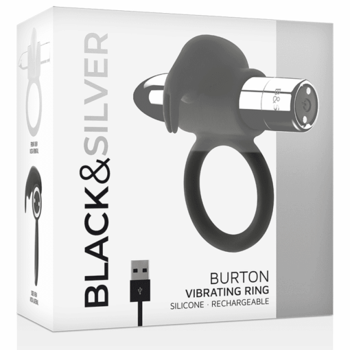 BLACKSILVER - BURTON ANILLO RECARGABLE 10 MODOS VIBRACIÓN - Imagen 2