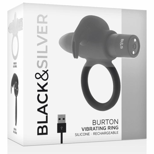 BLACKSILVER - BURTON ANILLO 10 MODOS VIBRACIÓN NEGRO - Imagen 2