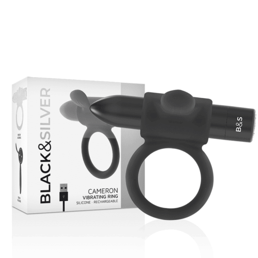 BLACKSILVER - CAMERON ANILLO RECARGABLE NEGRO - Imagen 4