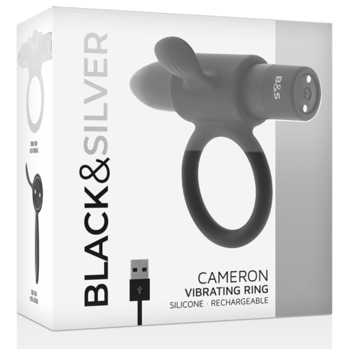 BLACKSILVER - CAMERON ANILLO RECARGABLE NEGRO - Imagen 2