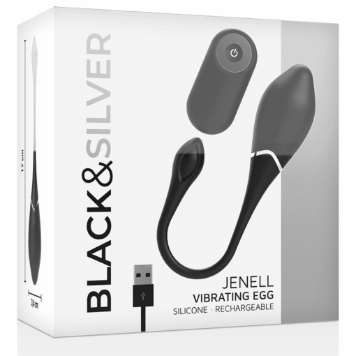BLACKSILVER - JENELL HUEVO VIBRADOR RECARGABLE - Imagen 2